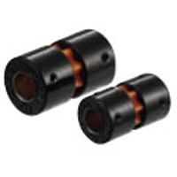 Flexible Couplings - Oldham type, clamp-on type, serrated spacer. MSF-32-8-14