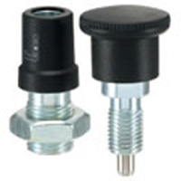 Indexing Plungers - Knob type, fine thread, PCX series.
