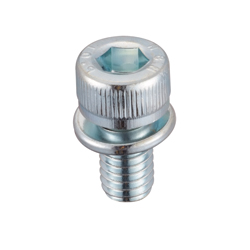 Hex Socket Cap Screw with Spring Washer - Steel, Stainless Steel, M3 - M12