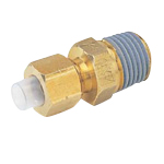 Connector - Straight, Quick Seal, DK Type, Brass, DC6 Series