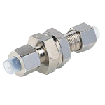 Connector - Bulkhead, Quick Seal, DK Type, Nickel Plated Brass, DU Series