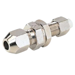 Connector - Bulkhead, Quick Seal, DK Type, Nickel Plated Brass, DUP Series