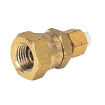 Connector - Straight, Swivel, Quick Seal, Insert Type, Brass, SC1N Series