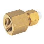 Connector - Straight, Quick Seal, Insert Type, Brass, FC1N Series