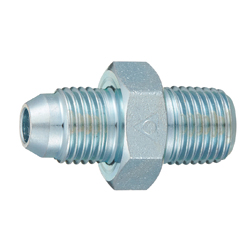 Hydraulic Hose Adapters - Straight Adapter Fitting, BSPT to BSPP with 30° Male Seat, 010 Type