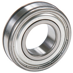 Deep Groove Ball Bearings - With retaining rings, rubber or steel seals, single row.