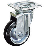 Casters - Rubber or urethane with steel swivel plate, without brake, type J (Medium load).