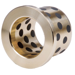 Bushing 500SP1 - With shoulder, copper alloy, SPF series.