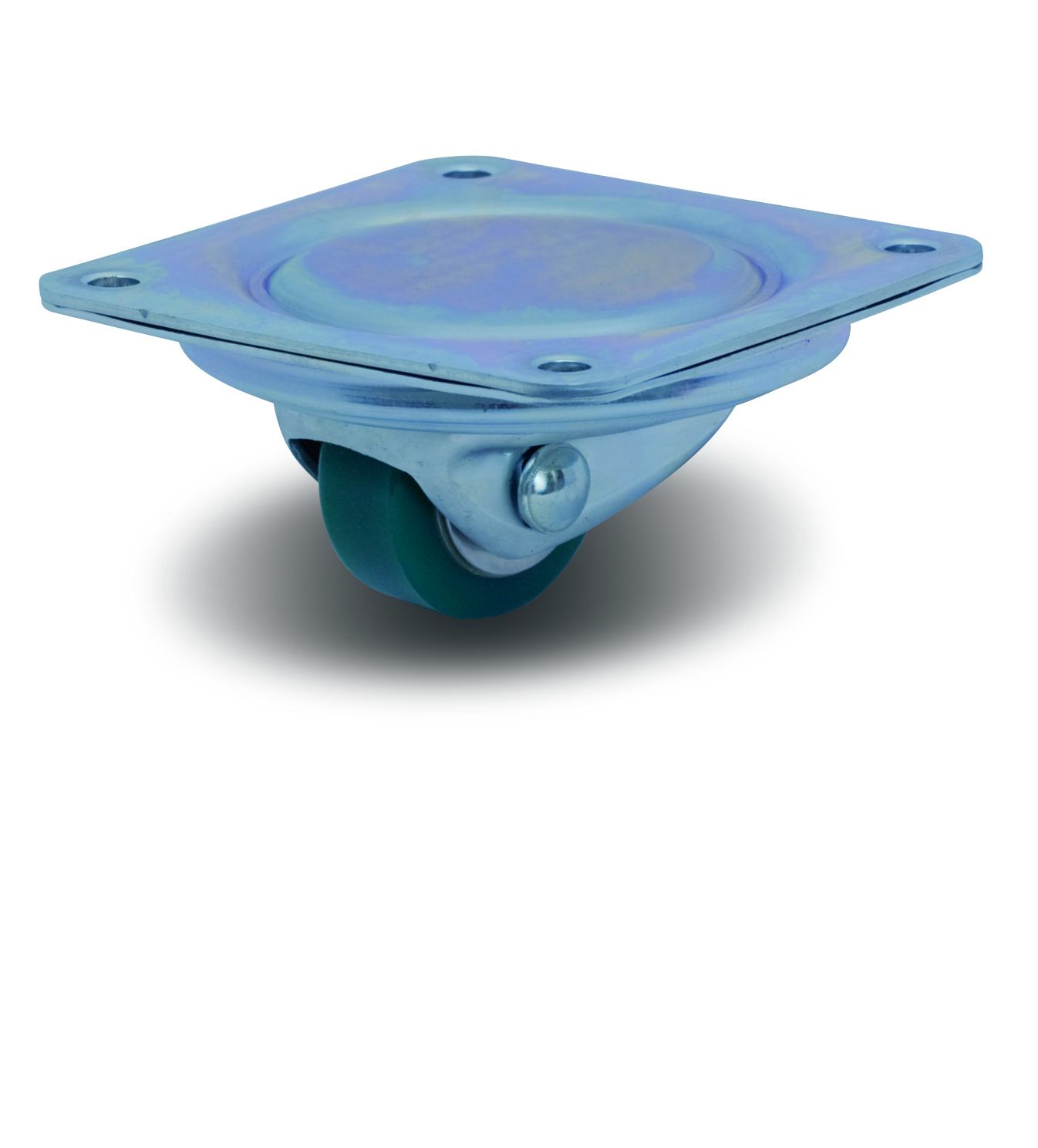 Casters - Compact urethane with steel swivel plate, UT-50 series (For industrial carts).