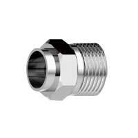 Adapter - Threaded, Weld-on, THAS-W Series, Sanitary Fittings