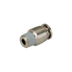 Tube Fitting Plus Hexagonal Socket Head Straight with No Cover for Sputtering Resistance