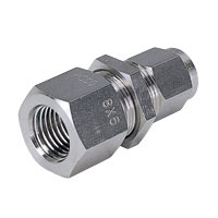 Connector - Bulkhead, Compression Fittings, 316SS, NSMF Series