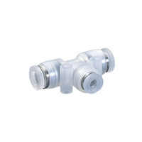 Tube Fitting Polypropylene Type Different Diameters Union Tee for Clean Environments