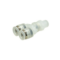 Tube Fitting Polypropylene Type Branch Y for Clean Environments
