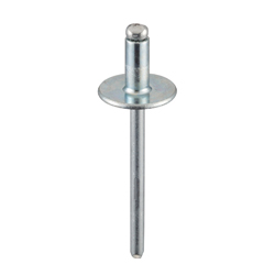Blind Rivets - Iron, Open Type, Large Flange, SDBS