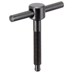 Knobs - With movable lever, DIN 6304 standard.