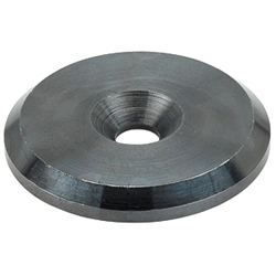 Shaft End Washer - Countersunk, rounded.