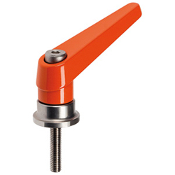 Clamping Lever - With male thread, thrust bearing included, internal parts in stainless steel.