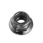 Flanged Nuts - Nylon Insert, Trivalent Chromate Coated, FNTLNF