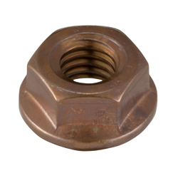 Flanged Nut, with Serrations