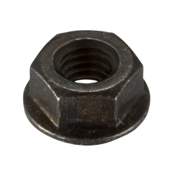 Flanged Nut with Serrations, Left Screw