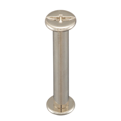 Flat Head Combination Phillips/Slotted Assembly Screw - Brass, Coarse