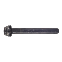 Pan Head Screw with Small Flat Washer - Steel, M3/M4, Slotted Phillips