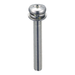 Binding Head Screw with Spring and Flat Washer - Phillips