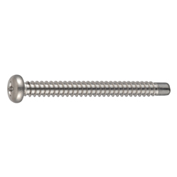 Self Tapping Screws - Pan Head, Phillips Drive, Cross Recessed, Solid Flanged End