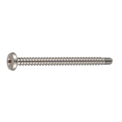 Self Tapping Screws - Bind Head, Phillips Drive, Cross Recessed, Solid Flanged End