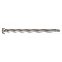 Self Tapping Screws - Pan Head, Phillips Drive, Cross/Straight Recessed, Solid Flanged End, Type 2 CSBPNS5-SUS-TP4-50