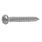 Self Tapping Screws - Large Pan Head, Phillips Drive, Cross Recessed, Type 1, A Shape