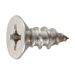 Self Tapping Screws - Disc Head, Phillips Drive, Cross Recessed, Type 1, A Shape