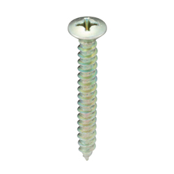 Self Tapping Screws - Round Countersunk Head, Phillips Drive, Cross Recessed, Type 1, A Shape