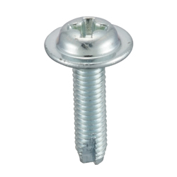 Self Tapping Screws - Pan Washer Head, Phillips Drive, Cross Recessed, Type 3, Grooved C-1 Shape