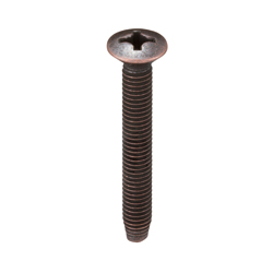 Self Tapping Screws - Round Countersunk Head, Phillips Drive, Cross Recessed, Type 3, Grooved C-1 Shape