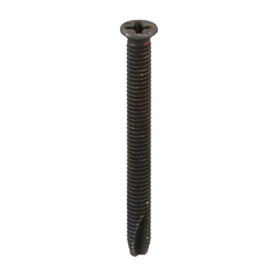 Self Tapping Screws - Low Flat Head, Phillips Drive, Cross Recessed, Type 3, Grooved C-1 Shape CSPLCSC-SUSTBS-TP4-12