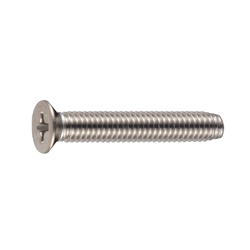 Self Tapping Screws - Low Flat Head, Phillips Drive, Cross Recessed, Type 3, Grooved C-0 Shape, D=7
