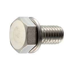 Hex Head Bolt with Spring Washer - Steel, Stainless Steel, M3 - M16