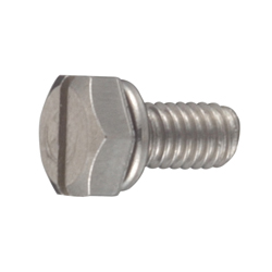 Hex Head Bolt with Spring Washer - Stainless Steel, M4 - M6, Slotted