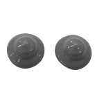 Accessories - Gray Cover Cap for Bolts, Washer Compatible CVBTGR-PL-M16