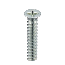 Self Tapping Screws - Disc Head, Phillips Drive, Tap Tight, B Type, No. 0, Type 1