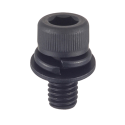 Hex Socket Cap Screw with Spring and JIS Flat Washer - M2 - M8, P=3