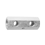 High Hex Nuts - Steel/Stainless Steel with Center Punch, Through Hole, HNHSH
