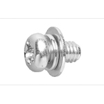 Pan Head Screw with Spring and Flat Washer - M6/M8, Round Tip, Phillips CSPPNR1-ST3W-M3-6