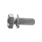Hex  Head Screw with Spring Washer- Steel, 7-Mark, M6, P-2
