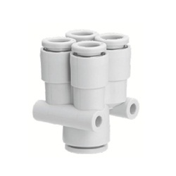 Different-Diameter Double Union "Y" Fitting KQ2UD One-Touch Pipe Fitting