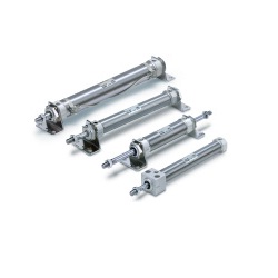 Air Cylinder, Standard Type: Double Acting, Single Rod CM2 Series