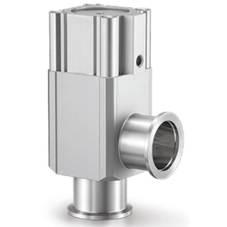 Aluminum High Vacuum Angle Valves, Normally Closed, Bellows Seal, XLA Series