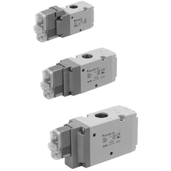 3-Port Solenoid Valve, Pilot Operated Poppet Type, Rubber Seal, Body Ported, Single Unit VP300/500/700 Series